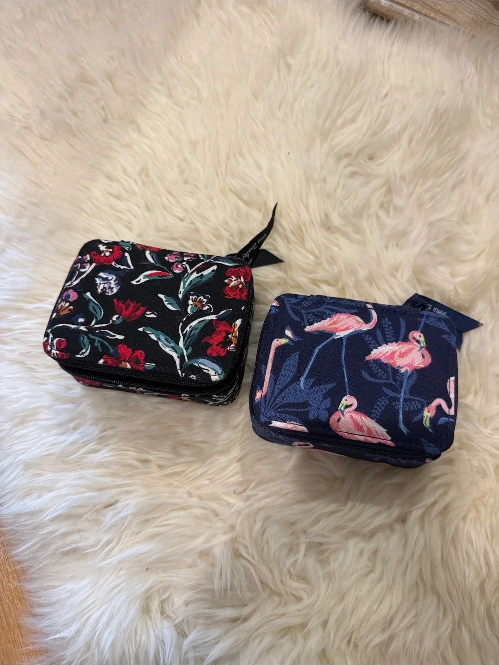 Vera Bradley medicine boxes one missing inserts
